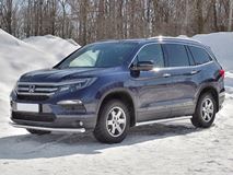  Защита переднего бампера d63 секции для Honda Pilot 2016-2018