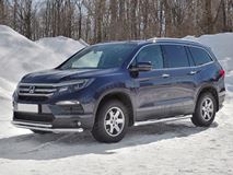 Защита переднего бампера d63 секции-d42 дуга для Honda Pilot 2016-2018