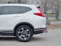 Защита заднего бампера d63 дуга d42 дуги для Honda CR-V 2017-2020 