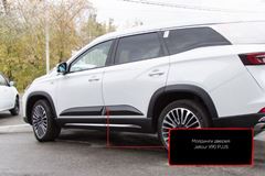 Молдинги на двери для Jetour X90 Plus 2021-(шагрень)