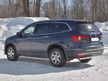 Защита заднего бампера d63 секции для Honda Pilot 2016-2018