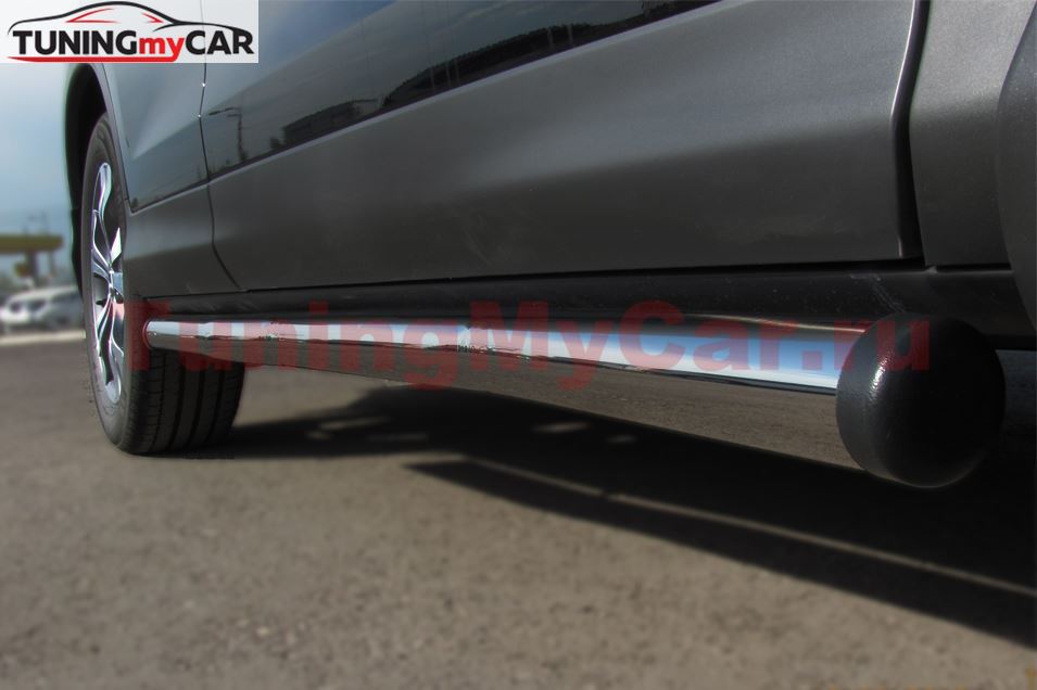 Пороги труба d76 (вариант 2) для для Honda CR-V 2010-2012