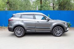 Молдинги на двери для Geely Atlas Pro 2021-комплект 4 шт. Глянец
