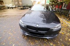 Сплиттер переднего бампера  для BMW 3-series. Рестайлинг