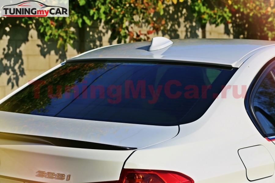 Козырек заднего стекла BMW 3-series (F30) черный глянцевый