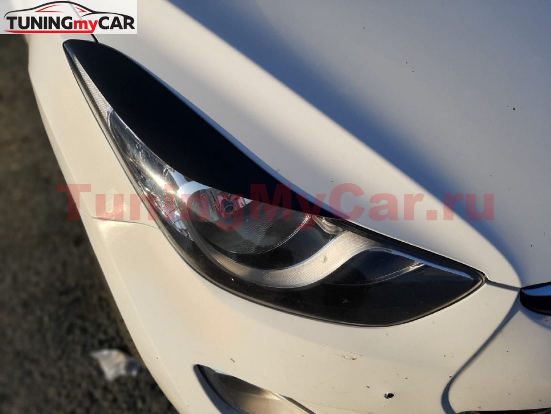 Реснички на фары для Hyundai Elantra, Avante 2010-