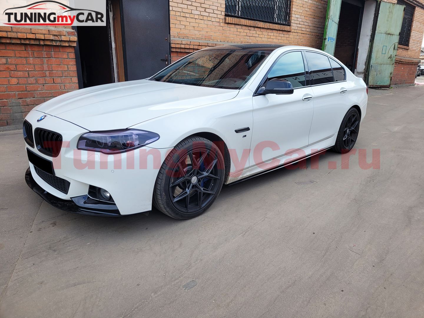 Накладки на пороги BMW 5-series (F10) 2010-213
