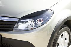Накладки на передние фары (Реснички) Renault Sandero 2009-2013, Sandero Stepway 2009-2013