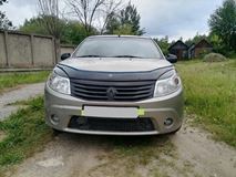 Накладки на передние фары (Реснички) Renault Sandero 2009-2013, Sandero Stepway 2009-2013