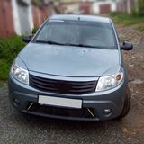 Накладки на передние фары (Реснички) Renault Sandero 2009-2013, Sandero Stepway 2009-2013