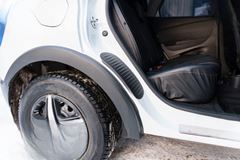 Накладки на внутренние части задних арок без скотча для Renault Kaptur 2017-2020