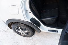 Накладки на внутренние части задних арок без скотча для Renault Kaptur 2017-2020