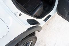 Накладки на внутренние части задних арок без скотча для Renault Kaptur 2017-2020
