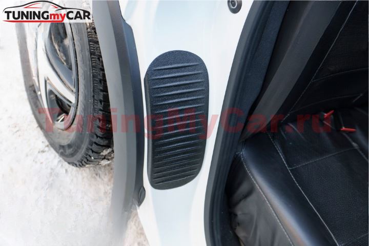Накладки на внутренние части задних арок без скотча для Renault Kaptur 2017-2020