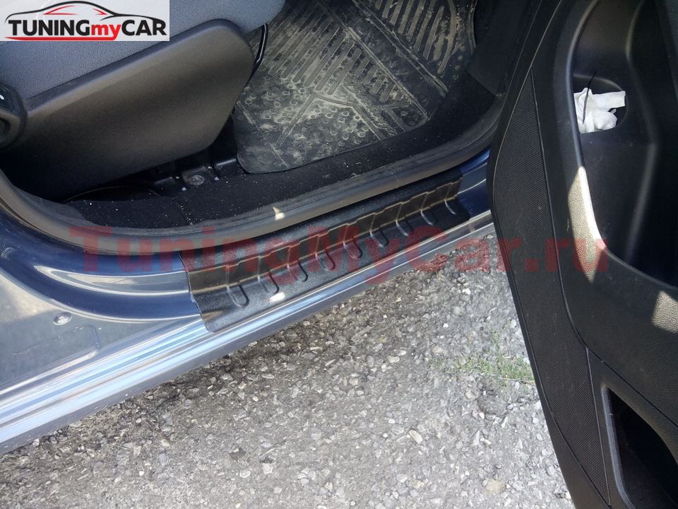 Накладки на внутренние пороги дверей Citroen Berlingo (B9) 2008-2012, , Citroen Berlingo (B9) 2012-, Peugeot Partner 2007-