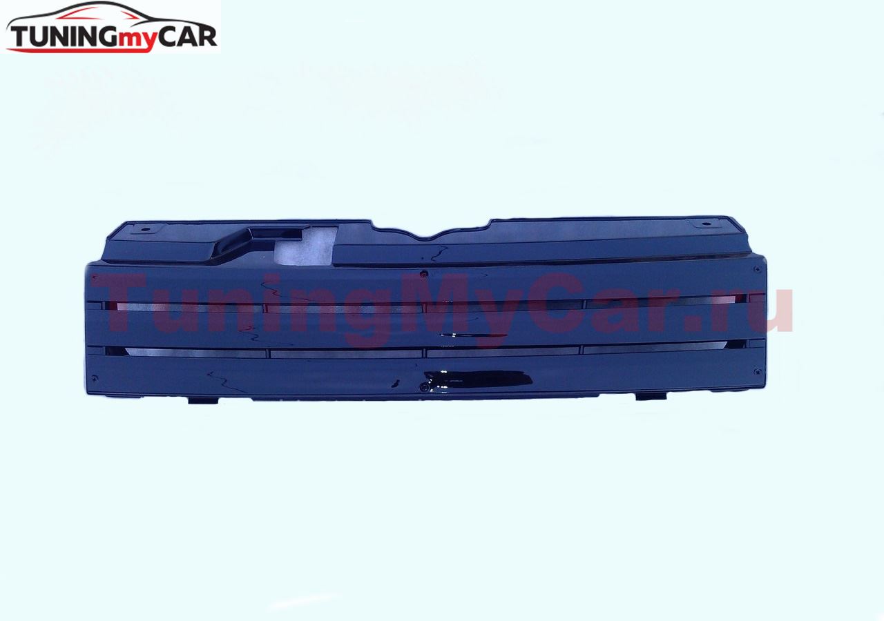 Решётка радиатора три полосы, чёрный лак для LADA (ВАЗ) 2110 -11 -12