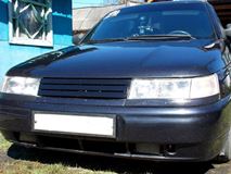 Решётка радиатора три полосы, чёрный лак для LADA (ВАЗ) 2110 -11 -12