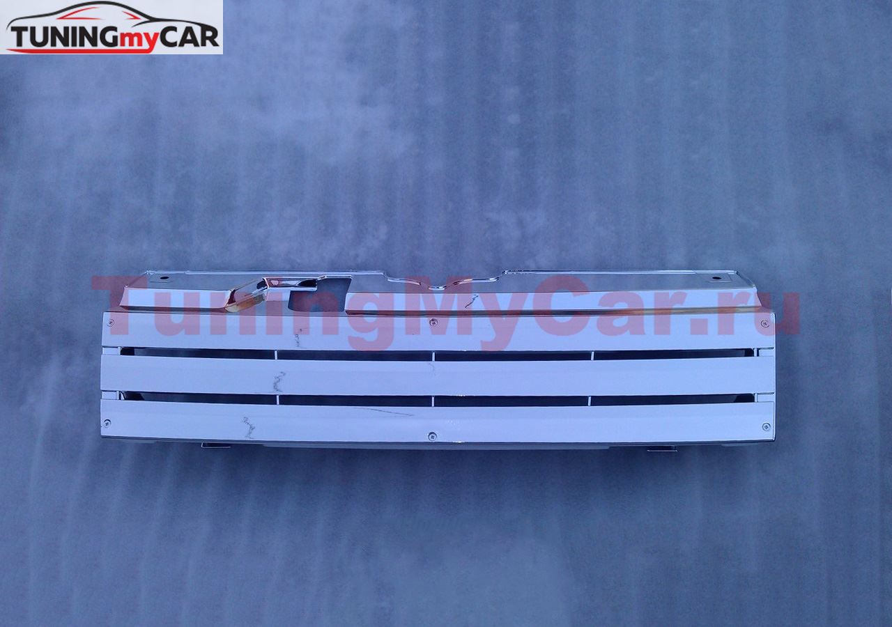 Решётка радиатора три полосы, хром для LADA (ВАЗ) 2110 -11 -12