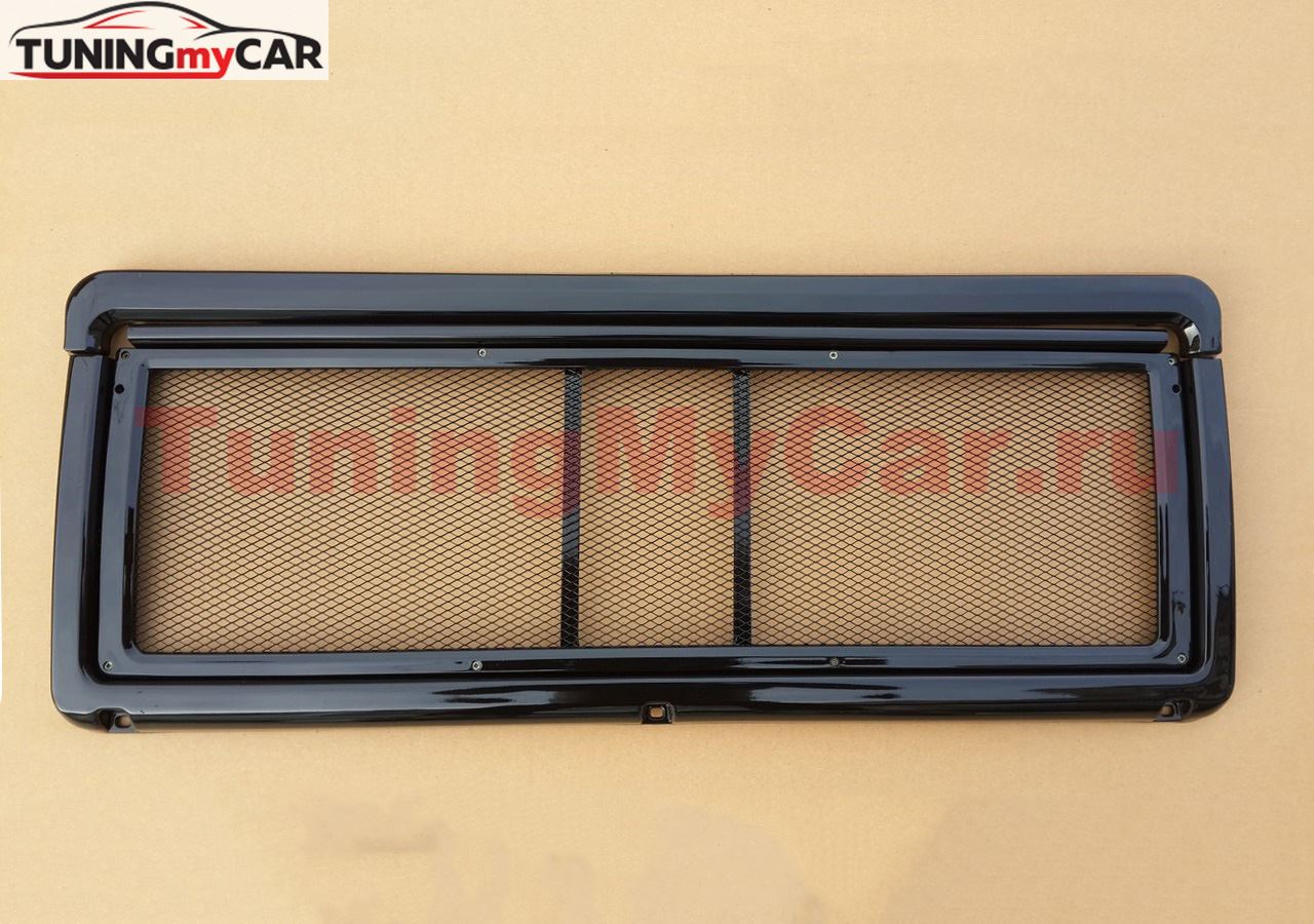 Решетка радиатора сетка металлическая, черная, лак для LADA (ВАЗ) 2107