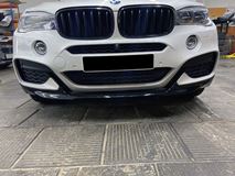 Сплиттер переднего бампера BMW X6 (F16) 2014-