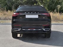 Защита заднего бампера d63 дуга-d42 дуга black для Haval F7X 1.5 4WD 2019-2022 