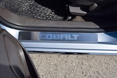 Накладки в проем дверей (4 шт) (НПС) для Chevrolet Cobalt 2019-