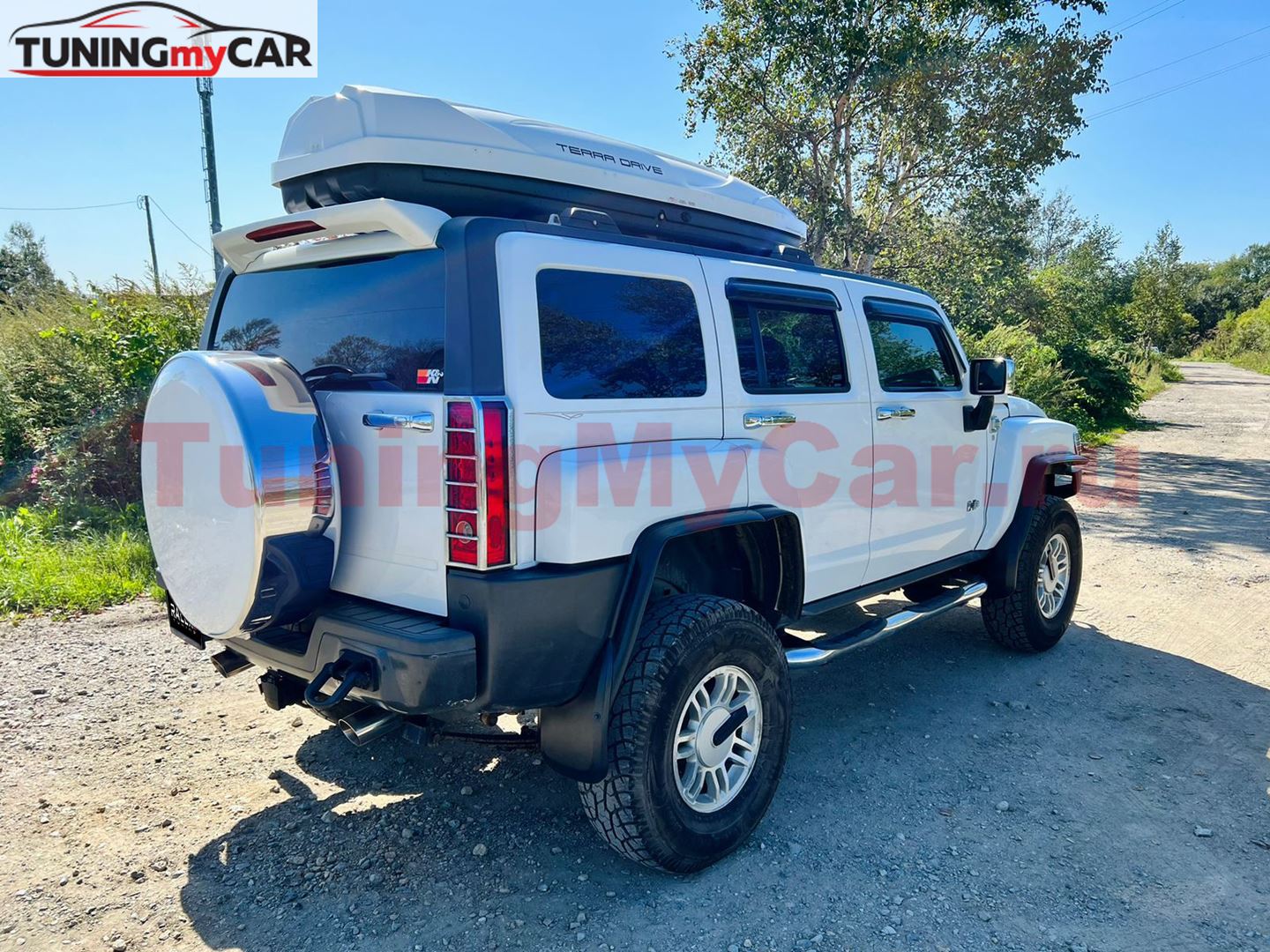 Бокс (чехол) запасного колеса(265/75 R16; 275/70 R16) для HUMMER H3 2005-2010