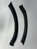 Накладки на кромки задних арок БЕЗ СКОТЧА (вариант 2) Toyota LC Prado 120 2003-2009