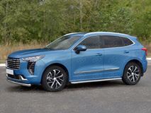 Защита переднего бампера d63 секции (кроме COMFORT) для Haval Jolion 1.5 2WD 2021- 