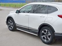 Пороги труба d63 (вариант 2) для HONDA CR-V 2017-2020 