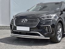 Защита переднего бампера d42 дуга-d42 дуга для Hyundai Santa FE GRAND 2016-2018 