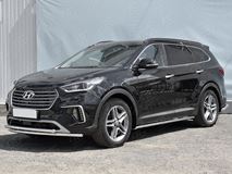 Защита переднего бампера d42 дуга-d42 дуга для Hyundai Santa FE GRAND 2016-2018 