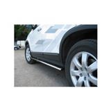 Пороги труба d75х42 овал для HONDA CR-V 2010-2012