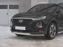 Защита переднего бампера d42 секции-d42 дуга для Hyundai Santa FE 2018-2020 