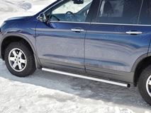 Пороги труба d63 (вариант 2) для  HONDA CR-V 2016-2018