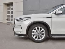 Защита переднего бампера d42 волна для INFINITI QX50 2018-
