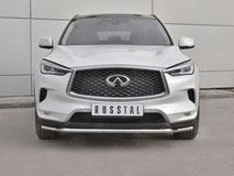 Защита переднего бампера d42 волна для INFINITI QX50 2018-