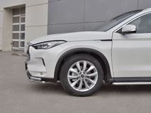 Защита переднего бампера d42 секции-d42х2 дуга INFINITI QX50 2018- 