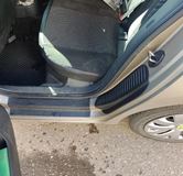 Накладки на внутренние части задних арок БЕЗ СКОТЧА Skoda Rapid 2012-2016 (лифтбек), Rapid I рестайлинг 2017-2019 (лифтбек), Rapid II 2020- (лифтбек), Volkswagen Polo VI 2020-