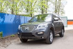 Спойлер на капот со скотчем ШАГРЕНЬ Lifan X60 2011-2018
