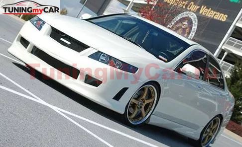 Бампер передний MUGEN STYLE (дорестайл) для Honda Accord 7 (VII) / Acura TSX (2002-2008)