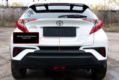 Накладка на задний бампер для Toyota C-HR 2018-