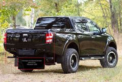 Накладки на задние фонари (реснички) для Mitsubishi L200 2015-2018 (V дорестайлинг)