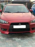 Тюнинг комплект накладок  на передний бампер для Mitsubishi Lancer 10 2007-2010