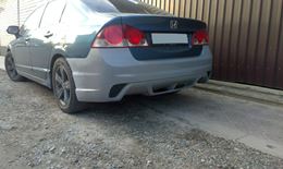 Бампер задний для Honda Civic 4d INGS Extreem
