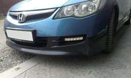 Юбка переднего бампера для Honda Civic 4d