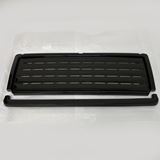 Решетка радиатора широкие полосы, черная, лак для LADA (ВАЗ) 2107