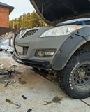 Защита переднего бампера двойная с углами Ø63/51мм (ППК) GREAT WALL Hover H5 2011-