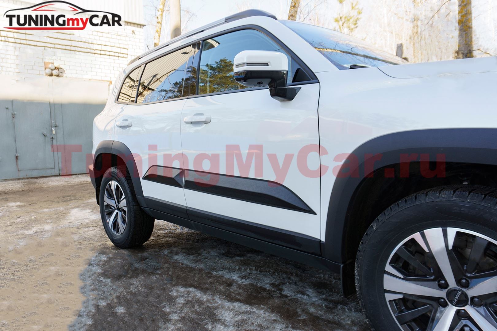 Молдинги на двери (шагрень) Haval Dargo 2022-