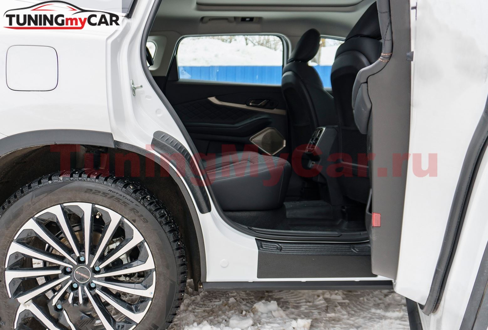 Защита задней арки со скотчем 3М для Exeed TXL 2019-